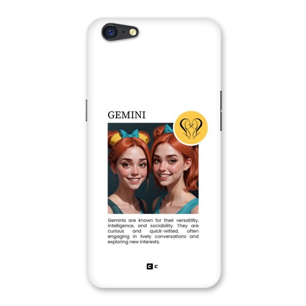 Golden Gemini Back Case for Oppo A71