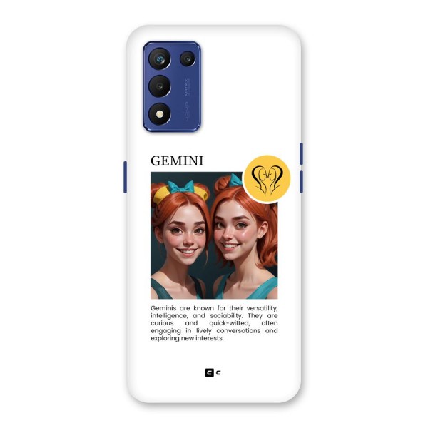 Golden Gemini Back Case for Realme 9 5G Speed