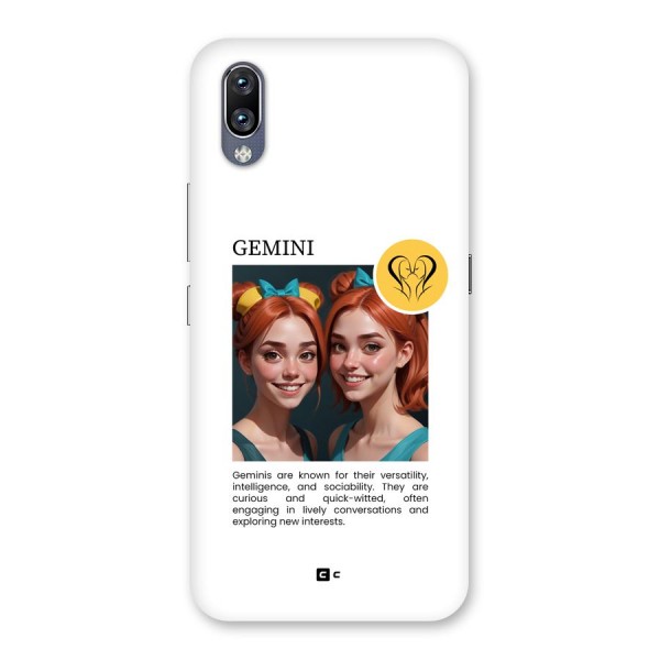 Golden Gemini Back Case for Vivo NEX