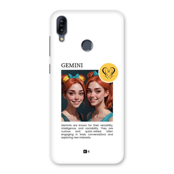 Golden Gemini Back Case for Zenfone Max M2
