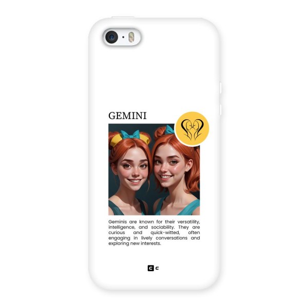 Golden Gemini Back Case for iPhone SE 2016