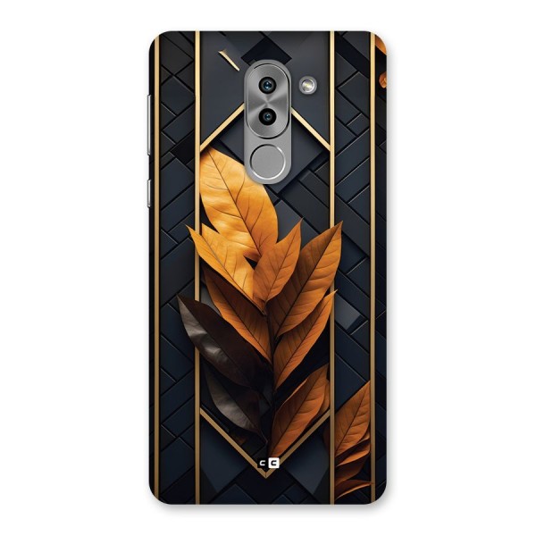Golden Leaf Pattern Back Case for Honor 6X