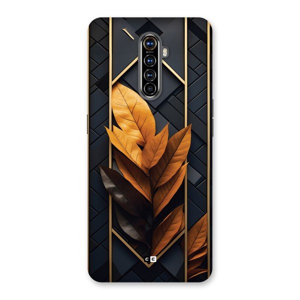 Golden Leaf Pattern Back Case for Realme X2 Pro
