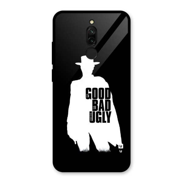 Good Bad Ugly Glass Back Case for Redmi 8