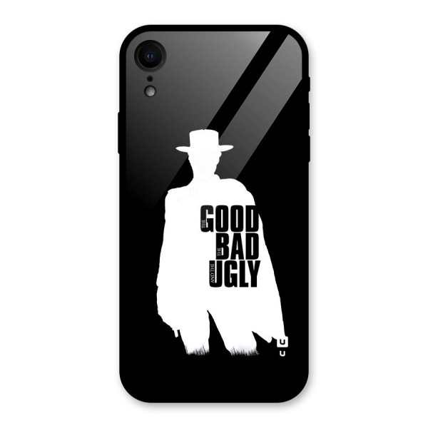 Good Bad Ugly Glass Back Case for iPhone XR