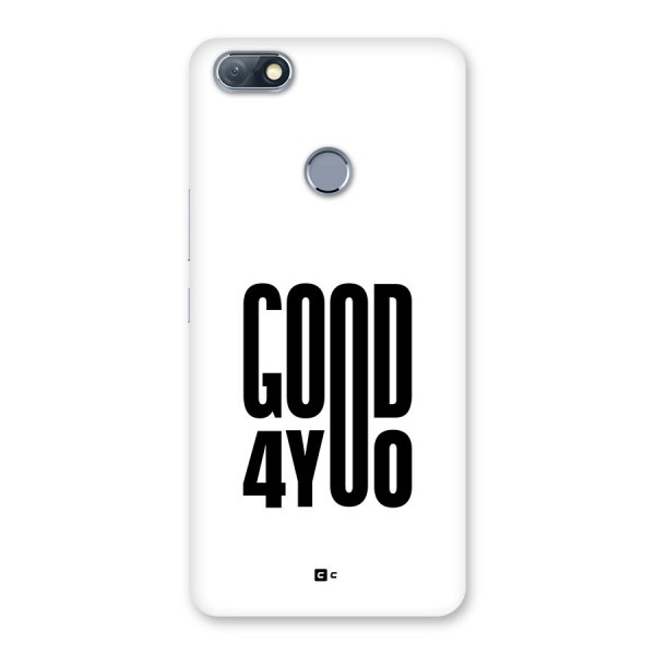 Good For You Back Case for Infinix Note 5