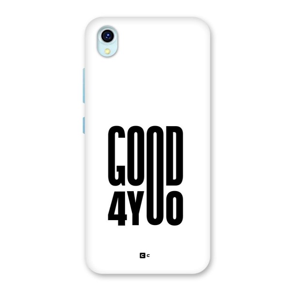 Good For You Back Case for Vivo Y1s