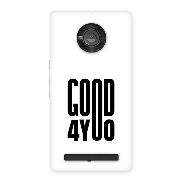 Good For You Back Case for Yuphoria