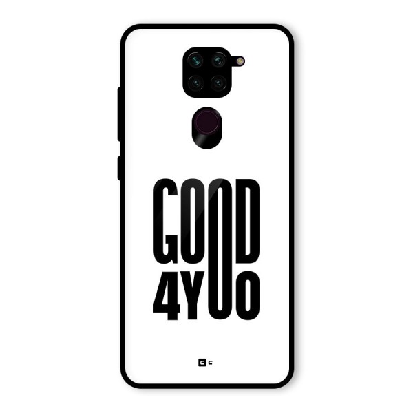 Good For You Glass Back Case for Redmi Note 9