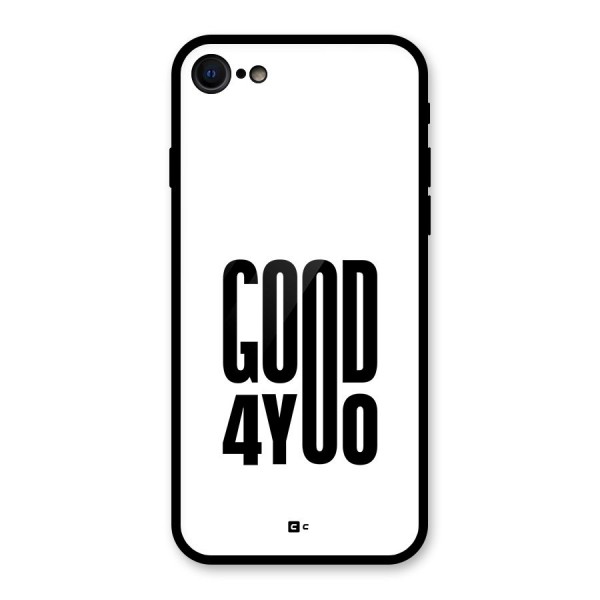 Good For You Glass Back Case for iPhone SE 2022
