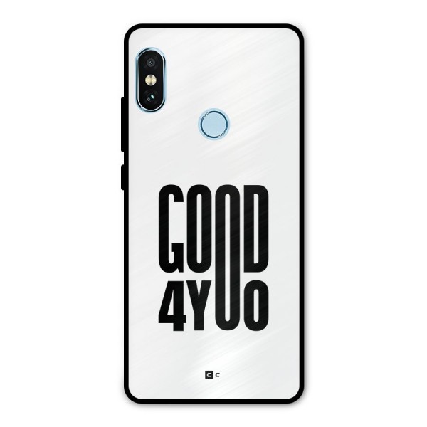 Good For You Metal Back Case for Redmi Note 5 Pro