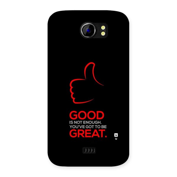 Good Great Back Case for Canvas 2 A110