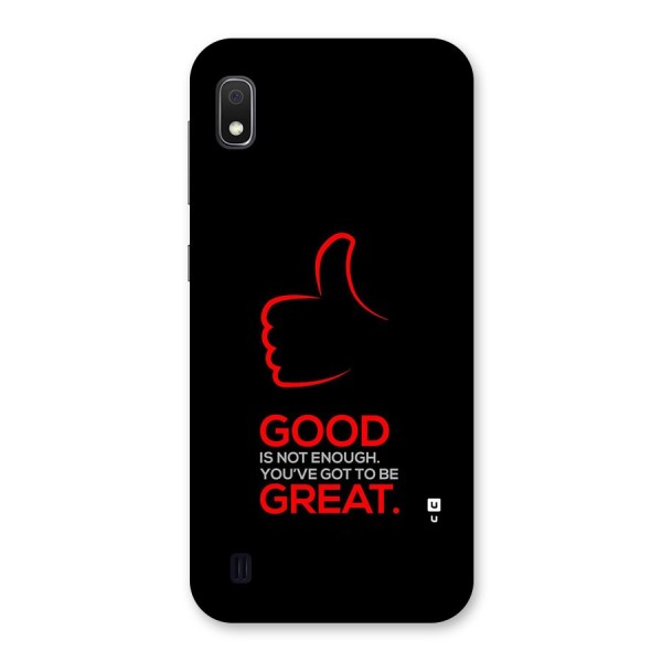 Good Great Back Case for Galaxy A10
