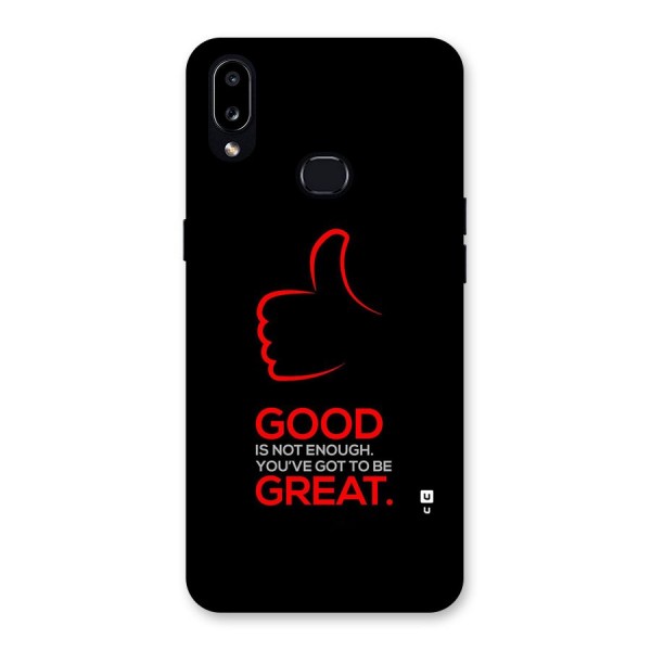 Good Great Back Case for Galaxy A10s