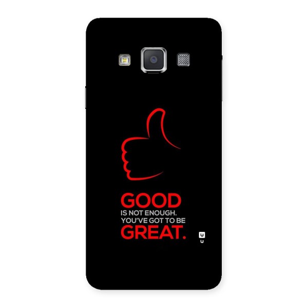 Good Great Back Case for Galaxy A3