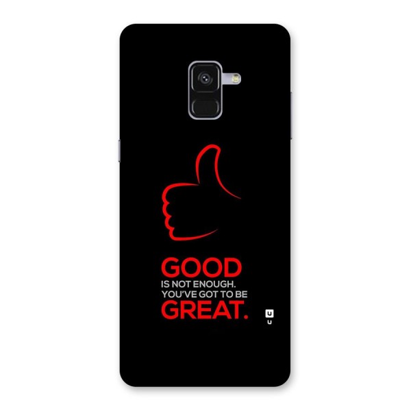 Good Great Back Case for Galaxy A8 Plus