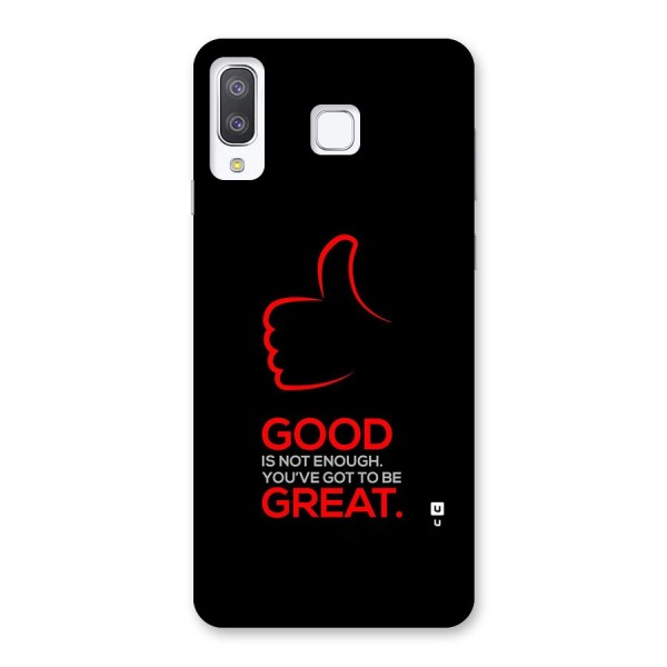 Good Great Back Case for Galaxy A8 Star