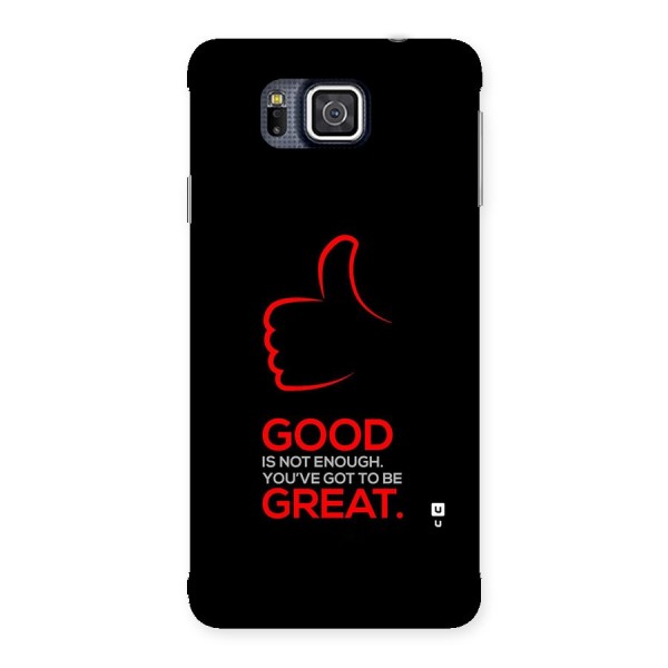 Good Great Back Case for Galaxy Alpha