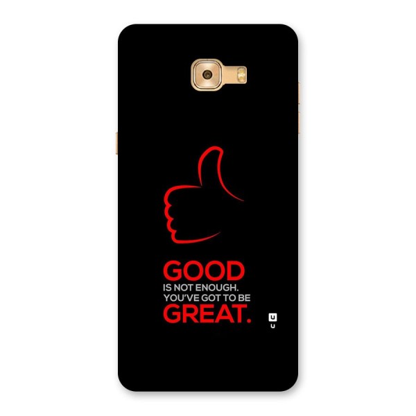 Good Great Back Case for Galaxy C9 Pro