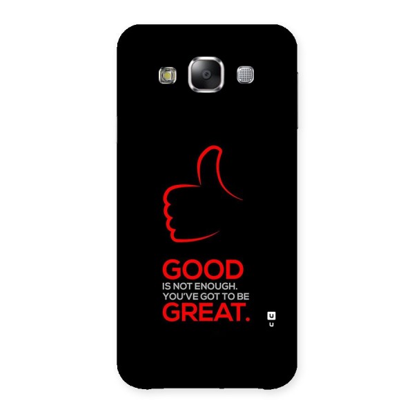 Good Great Back Case for Galaxy E5