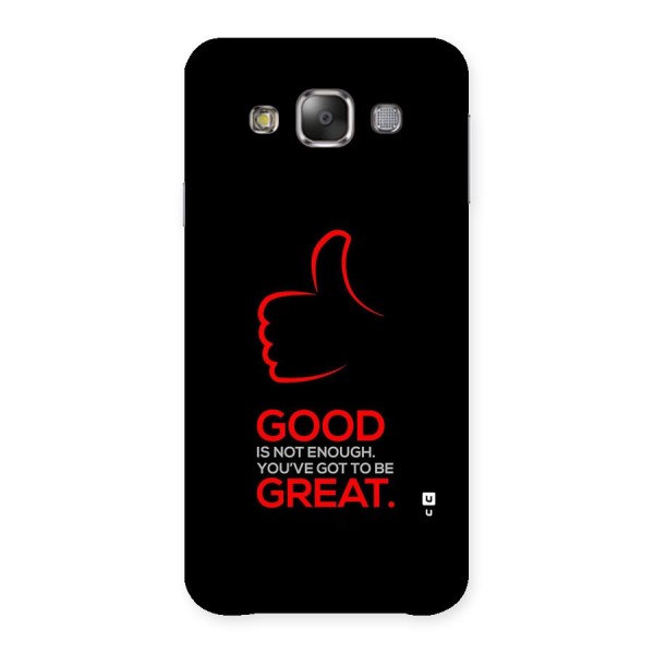 Good Great Back Case for Galaxy E7