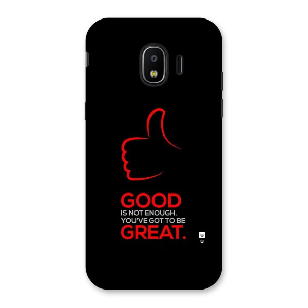 Good Great Back Case for Galaxy J2 Pro 2018