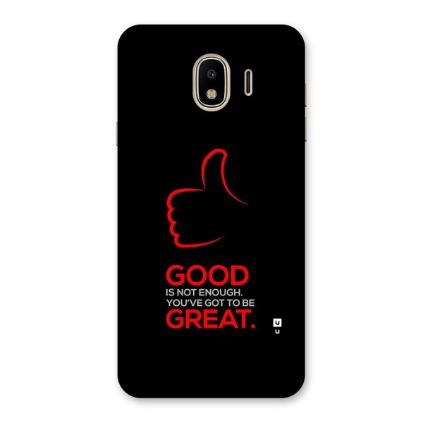 Good Great Back Case for Galaxy J4