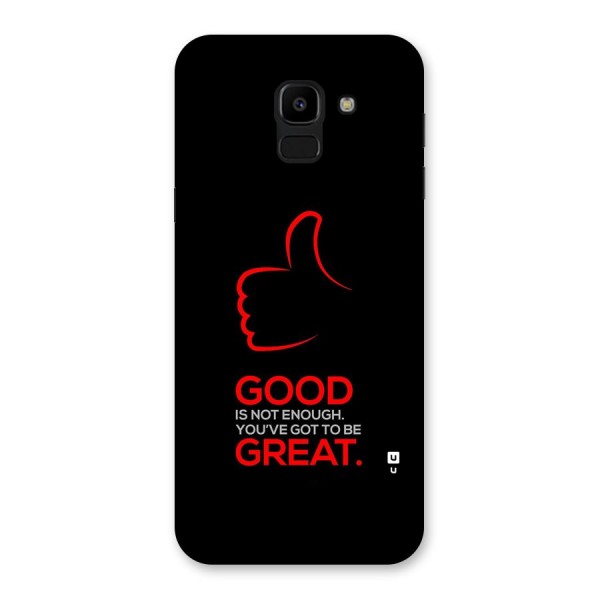 Good Great Back Case for Galaxy J6