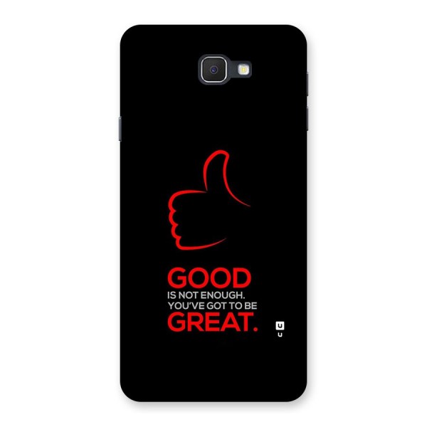 Good Great Back Case for Galaxy J7 Prime