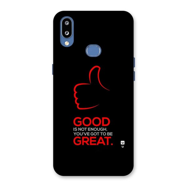 Good Great Back Case for Galaxy M01s