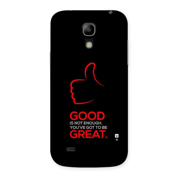 Good Great Back Case for Galaxy S4 Mini
