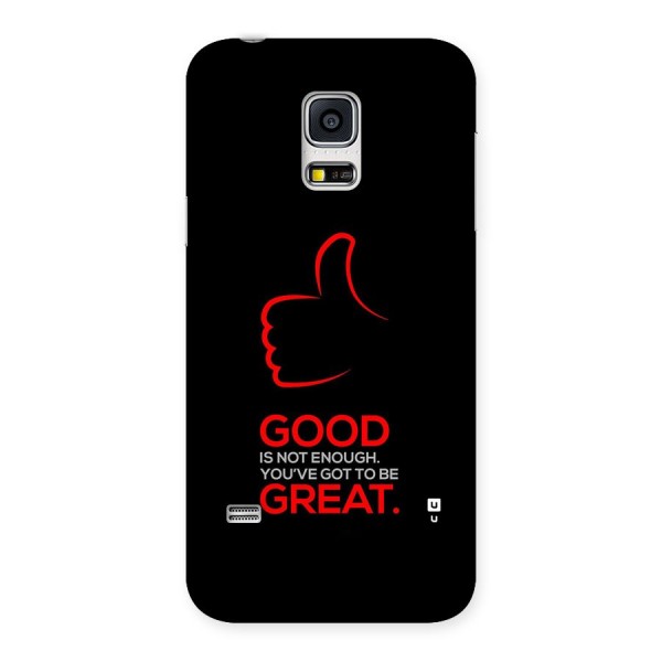 Good Great Back Case for Galaxy S5 Mini