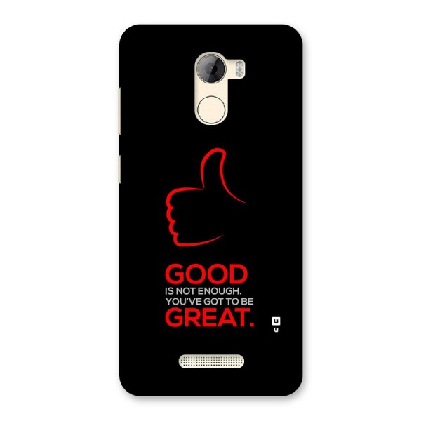 Good Great Back Case for Gionee A1 LIte
