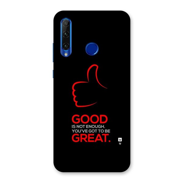 Good Great Back Case for Honor 20i