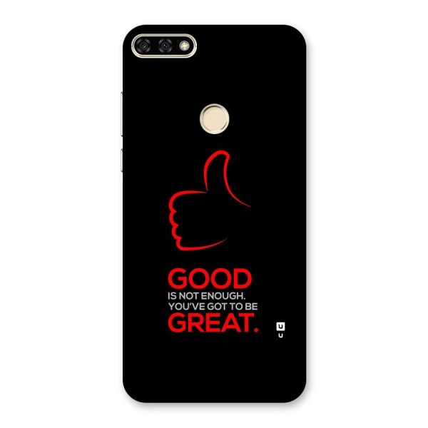 Good Great Back Case for Honor 7A