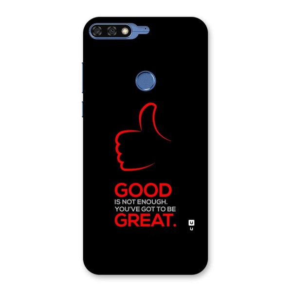 Good Great Back Case for Honor 7C