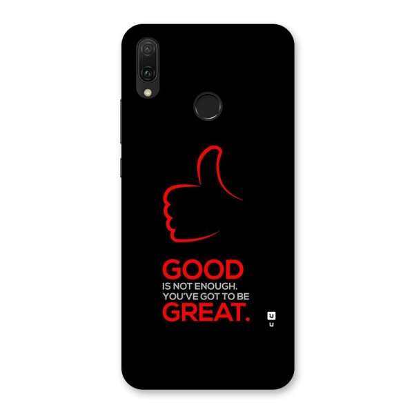 Good Great Back Case for Huawei Y9 (2019)
