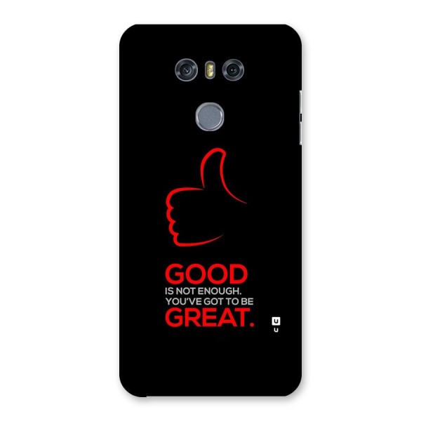 Good Great Back Case for LG G6