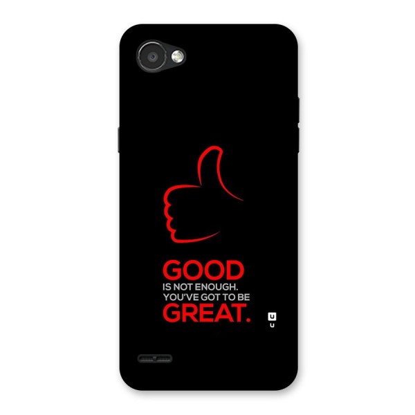 Good Great Back Case for LG Q6