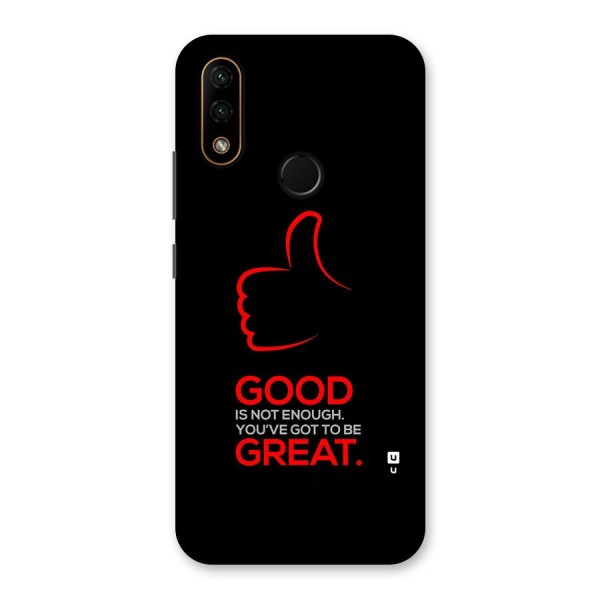 Good Great Back Case for Lenovo A6 Note