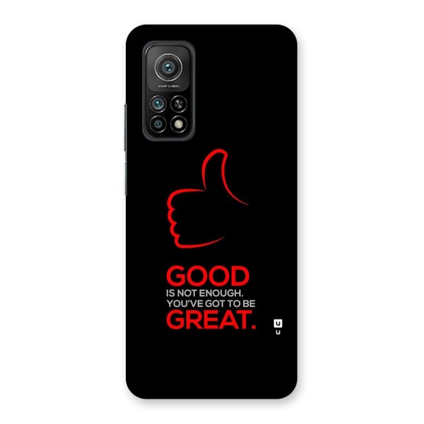 Good Great Back Case for Mi 10T 5G