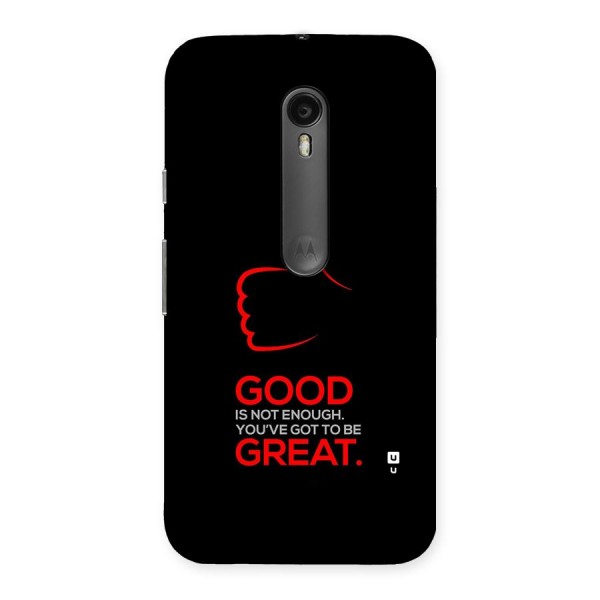 Good Great Back Case for Moto G3