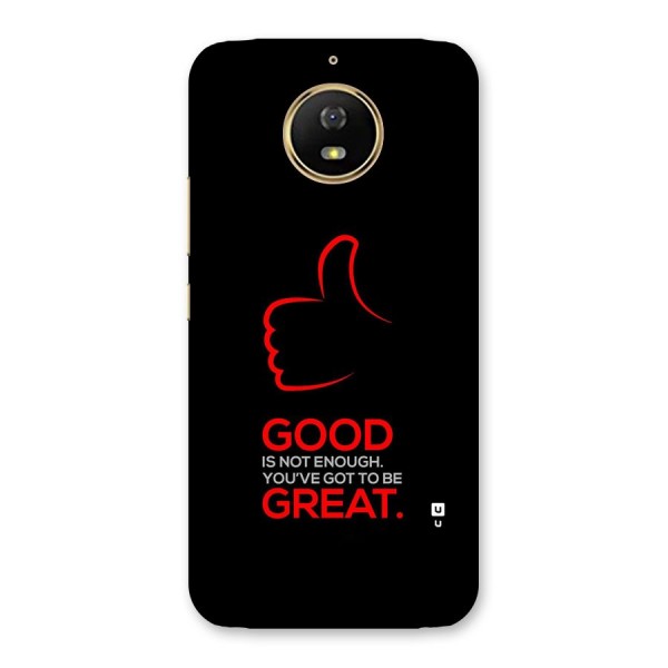 Good Great Back Case for Moto G5s