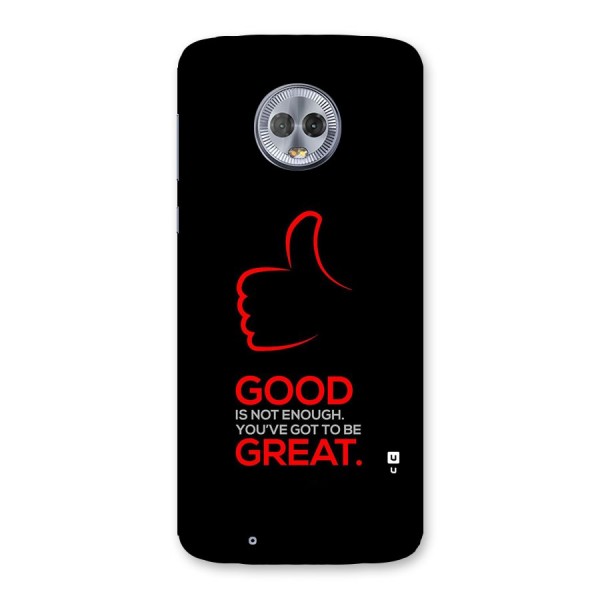 Good Great Back Case for Moto G6