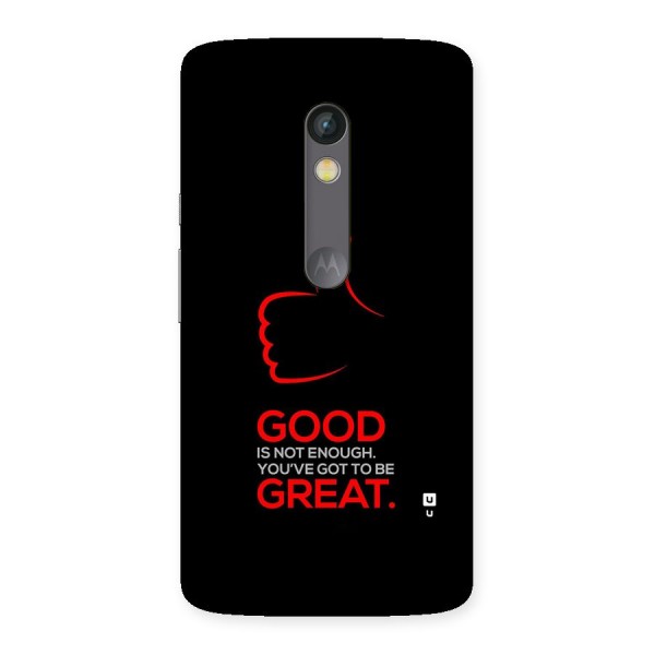 Good Great Back Case for Moto X Play