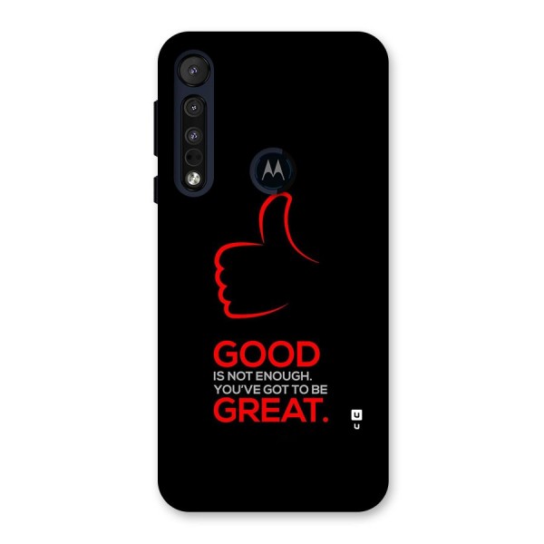 Good Great Back Case for Motorola One Macro