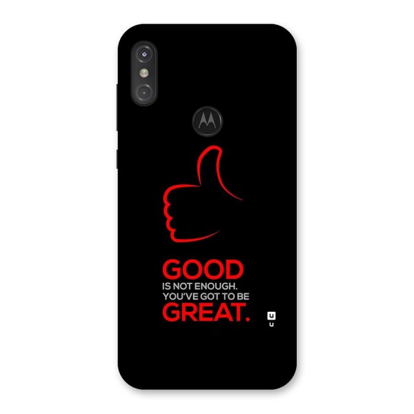 Good Great Back Case for Motorola One Power