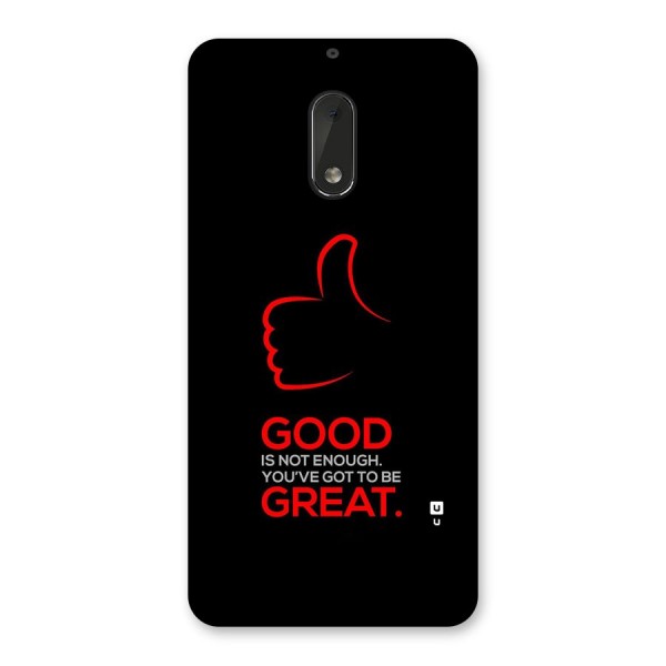 Good Great Back Case for Nokia 6