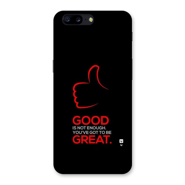 Good Great Back Case for OnePlus 5