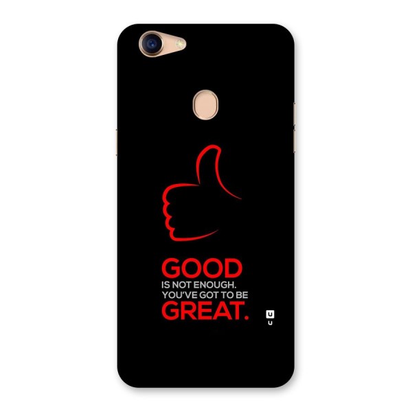 Good Great Back Case for Oppo F5 Youth